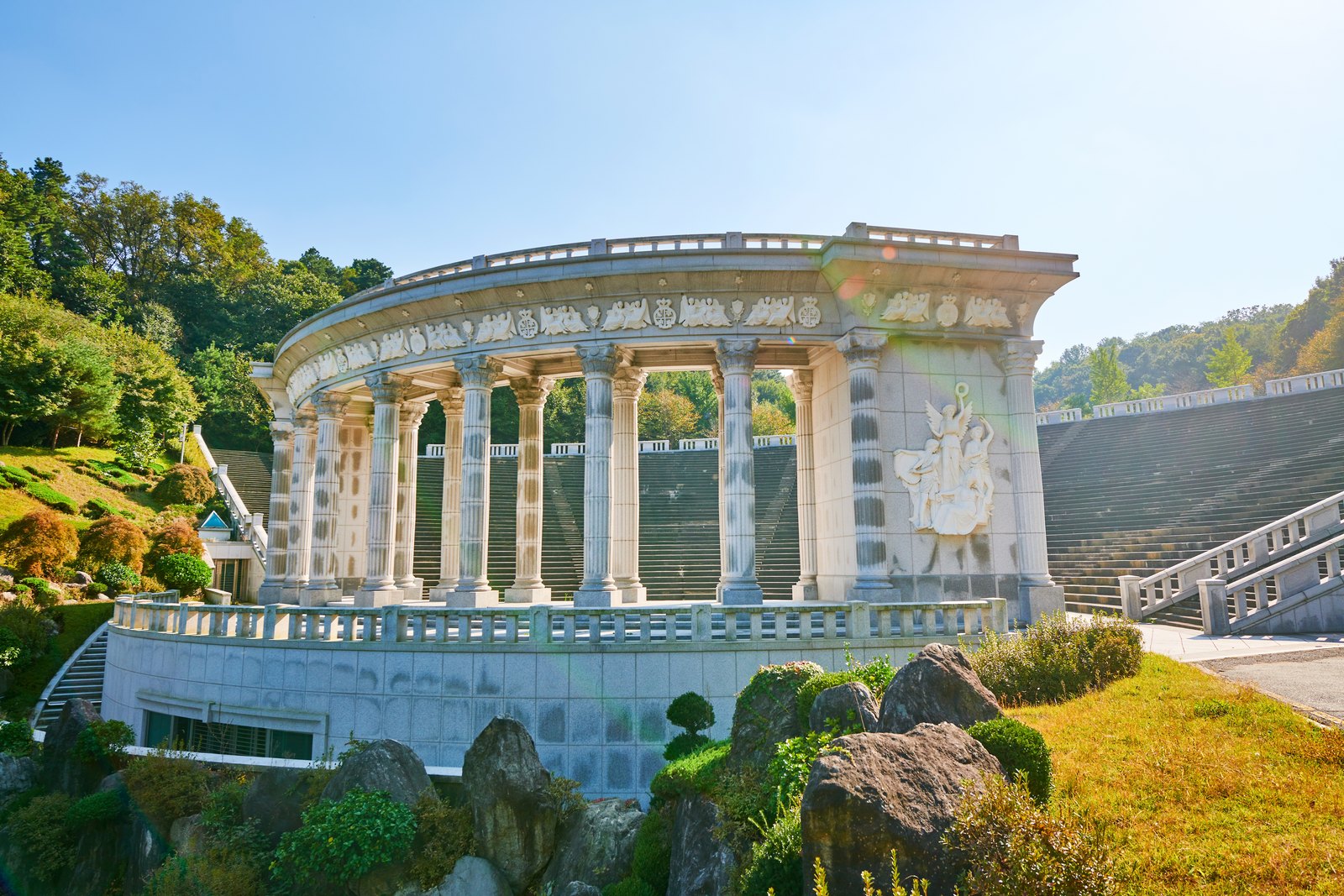 Teatro al aire libre del Campus Global de la Universidad Kyung Hee