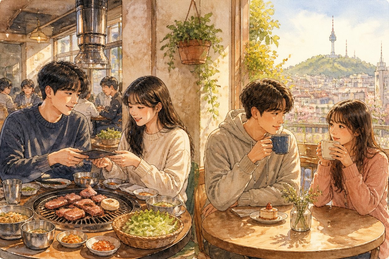 O jantar é seu, o café é meu: como casais coreanos dividem a conta